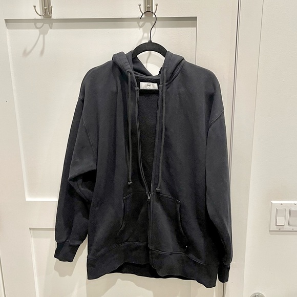 Aritzia Sweaters Aritzia Boyfriend Zip Hoodie Poshmark